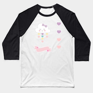 Cloud Candyfloss Sticker Pack Baseball T-Shirt